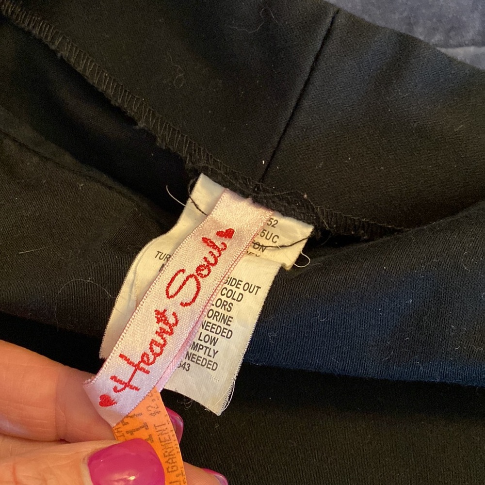 Black A line skirt - Picture 5 of 9